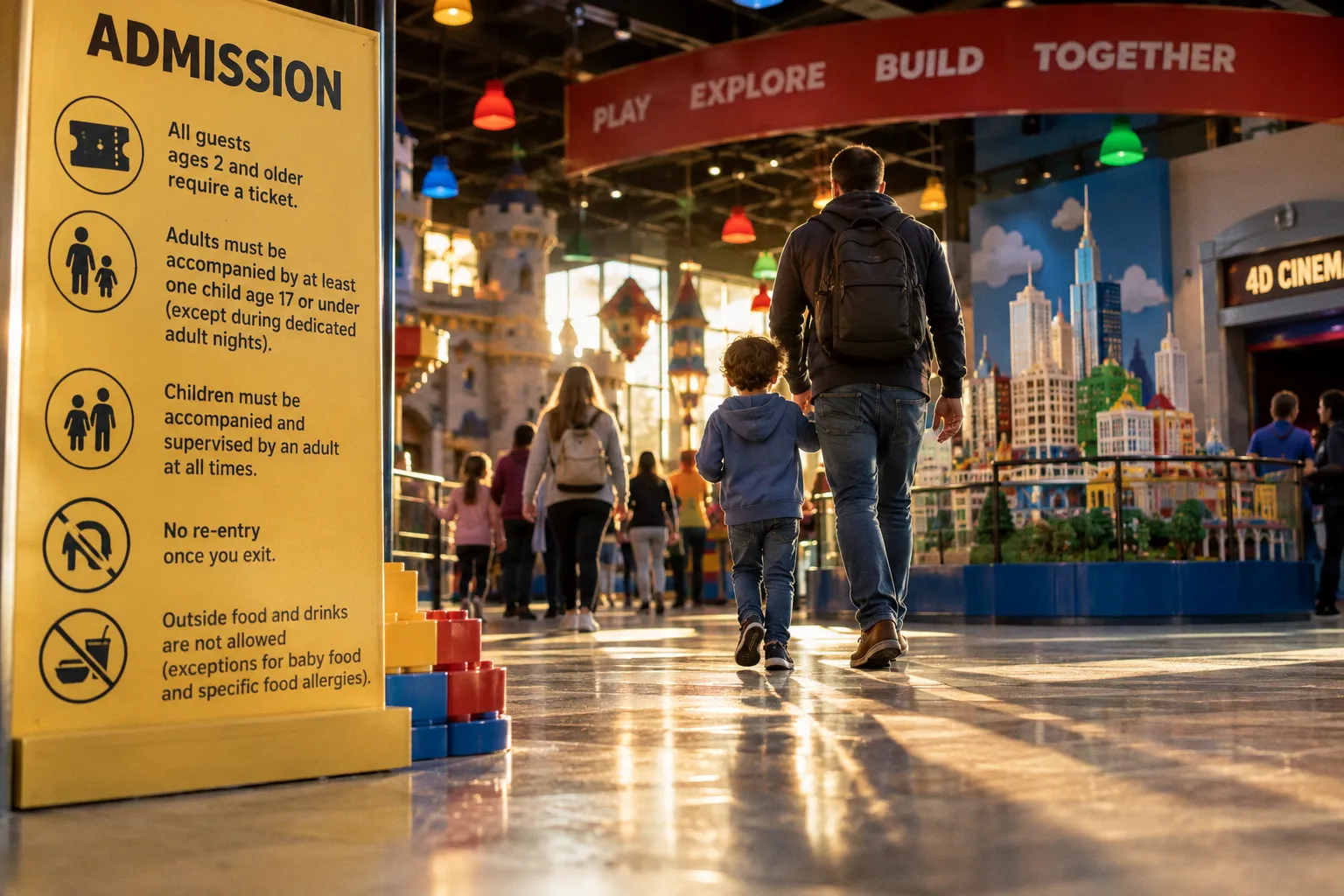 LEGOLAND Discovery Center Columbus tickets: a visitor route map