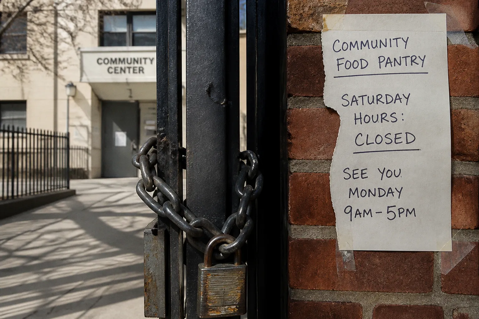 NYC food pantry databases: are weekend hours accurate?